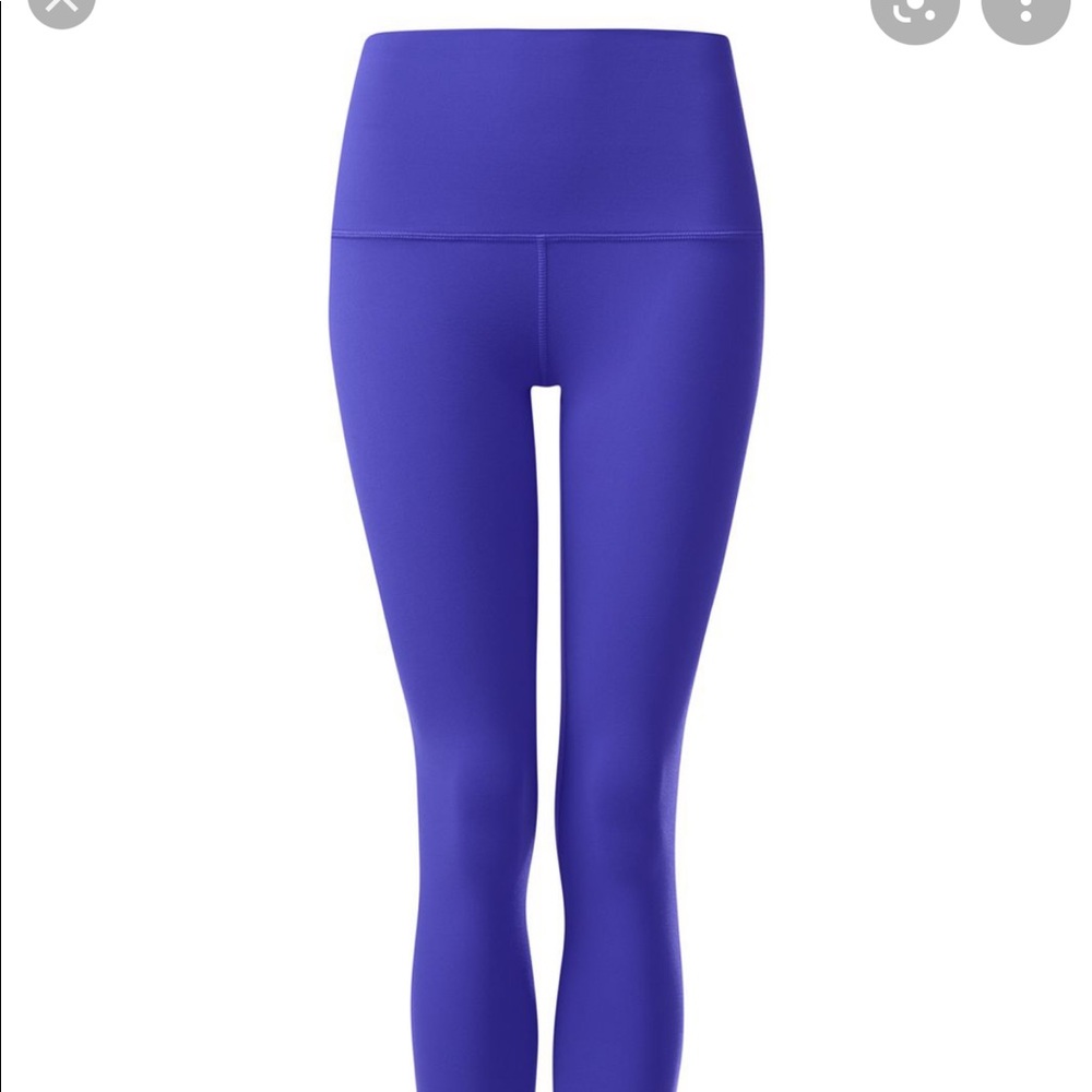 Lululemon Wonder Under Cropped Leggings - Purple